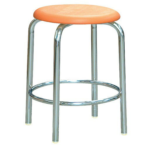 【LINEクーポン配布中】ラウンドスツール 樹脂座面 内リング付き [RP-2C] 椅子 ルネセイコウ メーカー直送