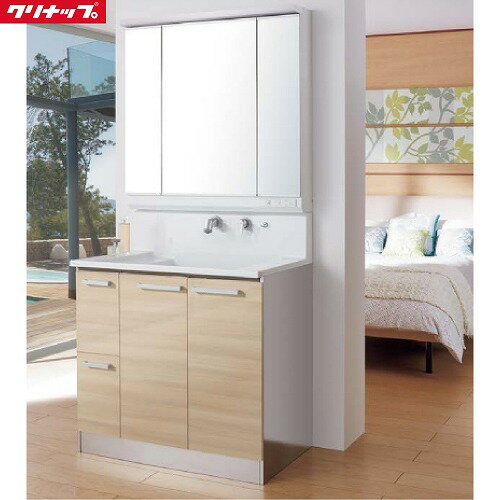 【LINEクーポン配布中】洗面化粧台 S(エス) クリナップ cleanup [M-903SRNE+BSRH902JSSWCWXSI] 間口900..