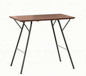 【LINEクーポン配布中】トラス スクエアテーブル ダークブラウン/ブラック [TST-7550TD] 机 ルネセイコウ メーカー直送