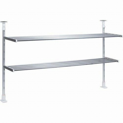 【エントリーでポイント10倍】水切棚 つっぱり棚 2段 幅90 キッチン [TP2-90] スペースを有効活用 収納 田窪工業所 メーカー直送