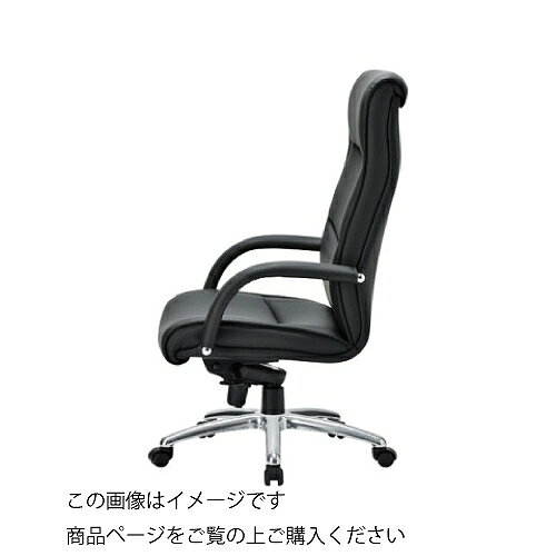 商品特徴身体にフィットする曲線を活かした落ち着いた背もたれのデザイン。丸みを帯びたやさしいフォルムが印象的。大人好みのシンプルな空間との相性が抜群です。用途オフィスチェア、OAチェア、事務所椅子、ワーキングチェア、パソコンチェア、PCチェア、ワークチェアとして注意事項※個人宅(戸建住宅・集合住宅)様への配送は行っておりません。※設置場所の寸法を測り、ご注文の商品が設置可能かどうかご確認の上ご注文ください。※お客様のご都合によるご注文後の変更・キャンセル・返品・交換はお受けできません。※お客様のご都合により再配送の手配が発生した場合には別途費用が必要となりますのでご注意ください。※ご使用にあたっては、取扱説明書をよくお読みの上、正しく使用して下さい。また取扱説明書は、大切に保存して下さい。※事務用家具は室内または屋内用です。屋外や直射日光やストーブなどの熱が直接当たる場所や、水のかかる所、滑りやすい床面などでは使用しないで下さい。サビや故障の原因となります。商品詳細□材質 背・座：成型合板 ウレタンフォーム 肘：成型合返板 ウレタンフォーム 脚：アルミダイキャストポリッシュ仕上げ Φ50mmナイロン双輪キャスター □寸法(mm)：W680×D740×H1140〜1195・SH420〜475 □背タイプ：ハイバックタイプ □背詳細：ウレタンフォーム □座詳細：ウレタンフォーム □脚タイプ：アルミダイキャストポリッシュ仕上げ □張り地：革張り+ビニールレザー張り □肘掛：肘付きタイプ □仕様：ガス上下機構、ニーチルトロッキング機構、背ロック機構 □グリーン購入法：グリーン購入法適合品(特定調達品目：いす）カラー選択