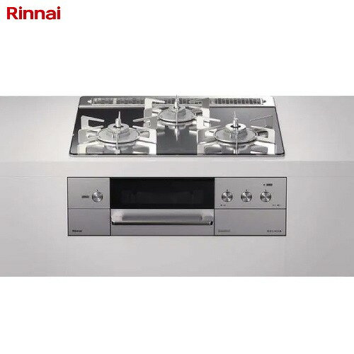 【LINEクーポン配布中】ビルトインガスコンロ デリシア リンナイ[RHS31W31E13RCSTW]横幅60cm 3V乾電池 液晶 ガラストップ 現場送り不可法人事務所送り限定 法人限定メーカー直送