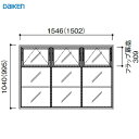 [EChE tbv^Cv ؘg 3i3 匚 DAIKEN [FLPMIKI33] W1546~H1040mm 󒍐Yi @ll [J[