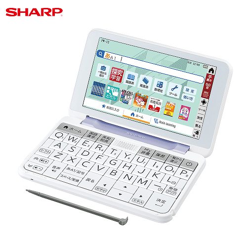 【5/9 20時-5/16 1時59分迄 最大100％ポイントバック】カラー電子辞書 Brain 中学生向け シャープ SHARP [PW-J2-V] バイオレット系 音声対応 タイプライターキー配列 あす楽