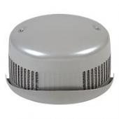【LINEクーポン配布中】空調換気扇用別売部品 防火ダンパー付丸型パイプフード 東芝 TOSHIBA [C-704RD2] グレー 二層管用 ステンレス製(2)