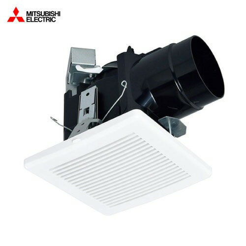 【LINEクーポン配布中】ダクト用換気扇 天井埋込形換気扇 低騒音形 丸穴据付タイプ 三菱電機 MITSUBISHI [VD-08ZCC8-C] 風圧式シャッター 接続パイプΦ100mm 単相100V