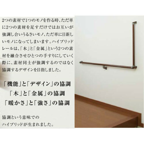 【LINEクーポン配布中】室内用手すり BAUHAUS 32グロス丸棒 マツ六 [BC-GL22] φ32×...