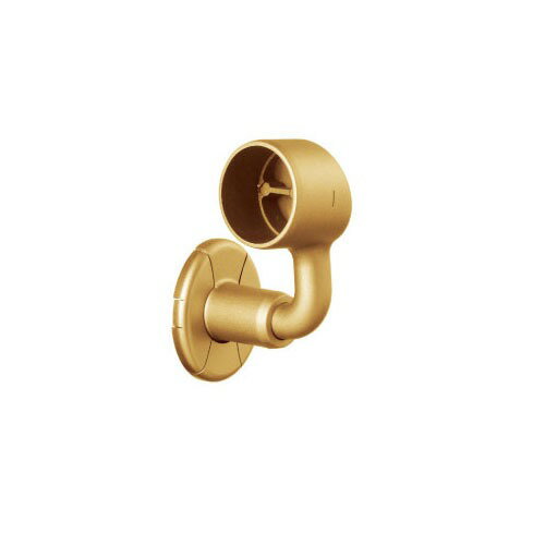 【LINEクーポン配布中】室内用手すり BAUHAUS セレクト 32出幅調整エンドブラケットカバー付右用 マツ六 [BE-66RG] ゴールド 縦使い不可4トン配送 車上渡し 法人様事務所入れ限定 メーカー直送