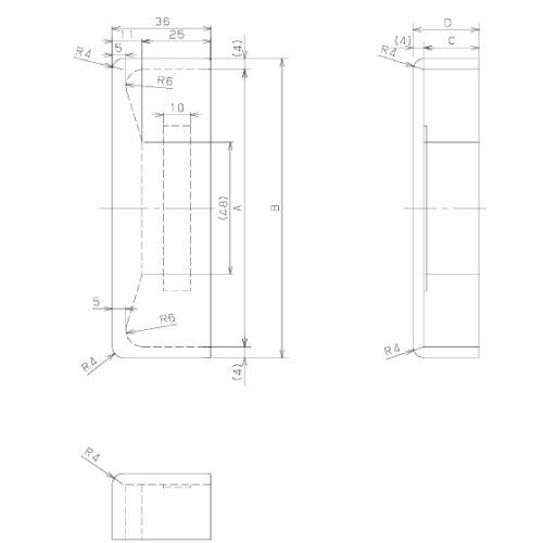 【LINEクーポン配布中】室内用手すり BAUHAUS ベースプレート用木製エンドカバー ...