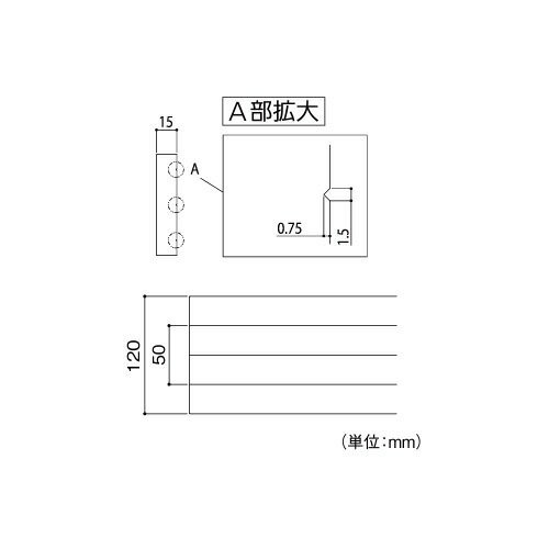 【LINEクーポン配布中】室内用手すり BAUHAUS 木製ベースプレート 120mm幅 4m 片面...