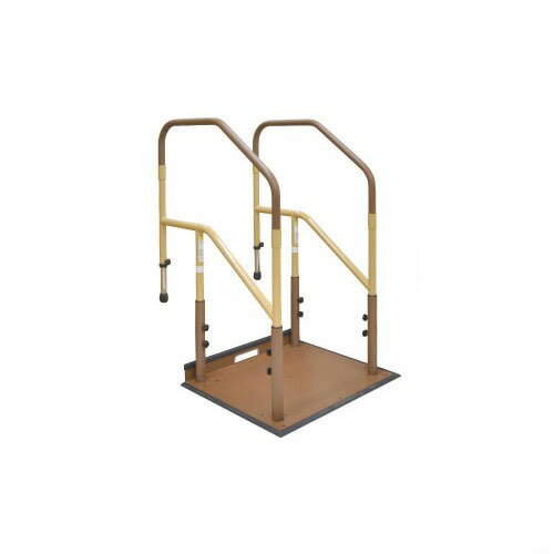 商品説明たよレールdan ハイタイプ 福祉用具 上がりかまちの昇降をあんぜんにサポートします。 手すり高さは使用される方にあわせて調整可能。 手すりは握りやすいφ34mm。水平部が長くて安心です。 ベースプレート表面にはすべり止め加工付です...