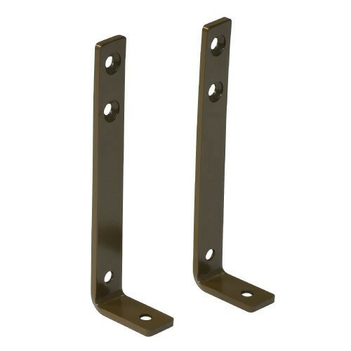 【LINEクーポン配布中】玄関用 木製踏台 SD 上がりかまち用別売固定金具 L128mm 2本入 マツ六 [SD115B]..