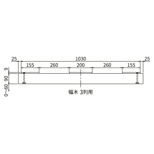【LINEクーポン配布中】幅木(3列) [KS-TLJ360-FH3] ナスタ NASTA メーカー直送
