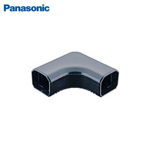 【LINEクーポン配布中】エアコン 配管化粧カバー スッキリダクト フラットエルボ 80型 パナソニック Panasonic [DAS3080B] ブラック