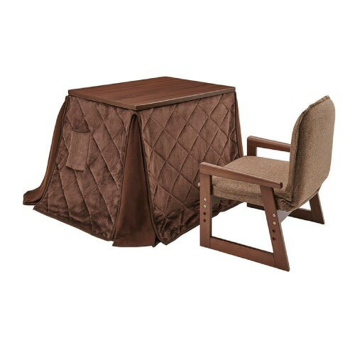 【LINEクーポン配布中】こたつテーブル おひとり様こたつ 椅子・掛け布団付き 69×55cm 長方形 [NGM-G69..