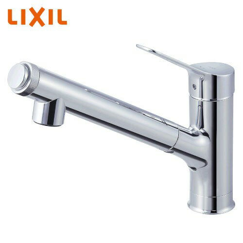 キッチン用水栓 浄水器内蔵シングルレバー混合水栓 ハンドシャワー付 リクシル LIXIL [RJF-971YN] ワンホールタイプ エコハンドル仕様 寒冷地仕様 上面施工