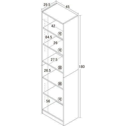 【LINEクーポン配布中】収納棚 らくらく組立文庫本棚W450 ナチュラル [49548772550...