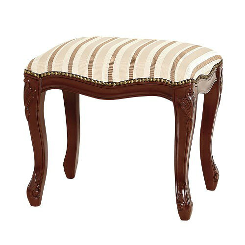 【LINEクーポン配布中】椅子 NEW マルシェ スツール クラシック [4954877285588] W48.5×D37×H45.5cm アンティーク調 洋風 補助椅子 足乗せ台 完成品 クロシオ メーカー直送 [2]
