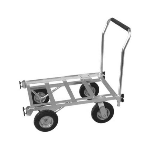 【LINEクーポン配布中】園芸運搬車 自在アルミハウスカー 2個積み [TC4519AL-2] ノ...