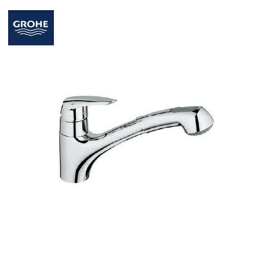 【LINEクーポン配布中】水栓 ユーロディスク シングルレバーキッチン混合栓 GROHE グローエ [JP351000] JWWA認証品 メーカー直送