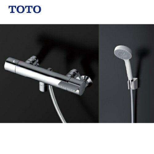 【エントリーでポイント10倍】 【LINEクーポン配布中】壁付サーモスタット混合水栓 コンフォートウエーブ1モード GG TOTO [TBV03409J1] 浴室用 壁付き あす楽