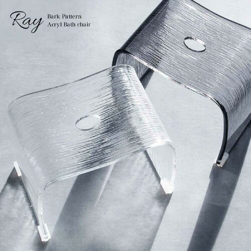 【LINEクーポン配布中】アクリルバスチェア Ray レイ グレー 完成品 [720320107] 3ND-BC320-GY 宮武製作所 メーカー直送