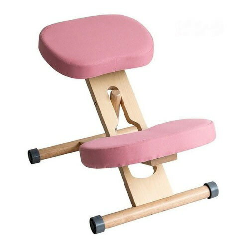 【LINEクーポン配布中】プロポーションチェア ライトナチュラル脚ピンク 組立式 キャスター付き 補助クッション別売 [613088212] CH-N88W-NTPK 宮武製作所 メーカー直送