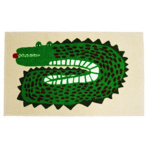 マット ワニ グリーン 45 x 75 cm  emoemo クリーンテックス メーカー直送