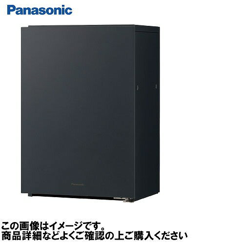 【LINEクーポン配布中】宅配ボックス コンボマルチ ポスト一体型タイプ パナソニック [CTN1130LTB] 鋳鉄ブラック色 ミドルハーフタイプ 1ボックス 前入れ前出し(FF) 左開き(4)
