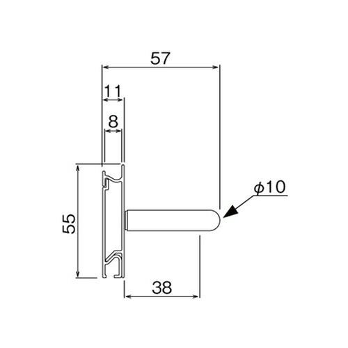 【LINEクーポン配布中】ハンガーフック ウッディパイプハンガー アイボリー [MR4543] 幅424×高さ55×奥行57mm タオル掛けやキッチン小物の整理に ウォールメイツ オリジン [3]