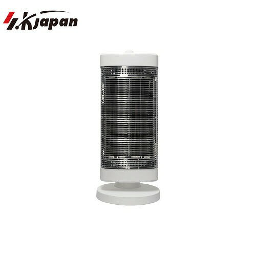 【エントリーでポイント10倍】電気ストーブ 縦横切替2灯式シーズヒーター ホワイト [SKJ-KT90SFX(W)] ..