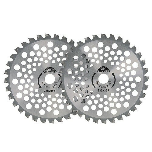 【LINEクーポン配布中】園芸用品 チップソー でかチップ2枚組 230MMX32P [4977292644976] セフティー3 藤原産業 メーカー直送