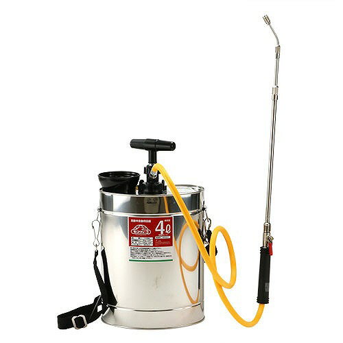【LINEクーポン配布中】園芸用品 ロングタッチ肩掛半自動噴霧器 セフティー3 [4977292655026] 樹脂ポンプ 4L 藤原産業 メーカー直送