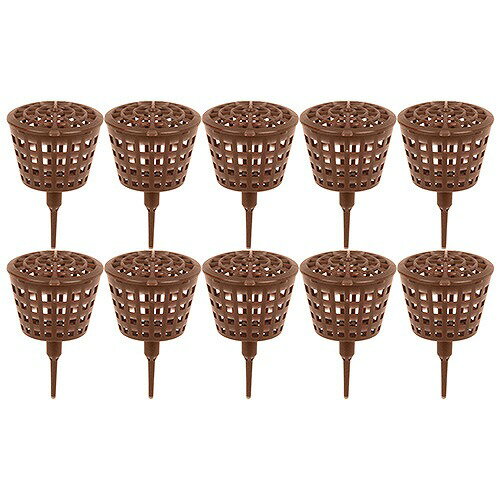 【LINEクーポン配布中】園芸用品 肥料容器 セフティー3 [4977292665346] 小蓋付 10PCS 藤原産業 メーカー直送