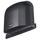 樂天商城 - 【LINEクーポン配布中】防火ダンパー付きパイプフード(SUS製)ガラリ付 プチフード 東芝 TOSHIBA [DV-142CLDUY(K)] ブラック Φ100用