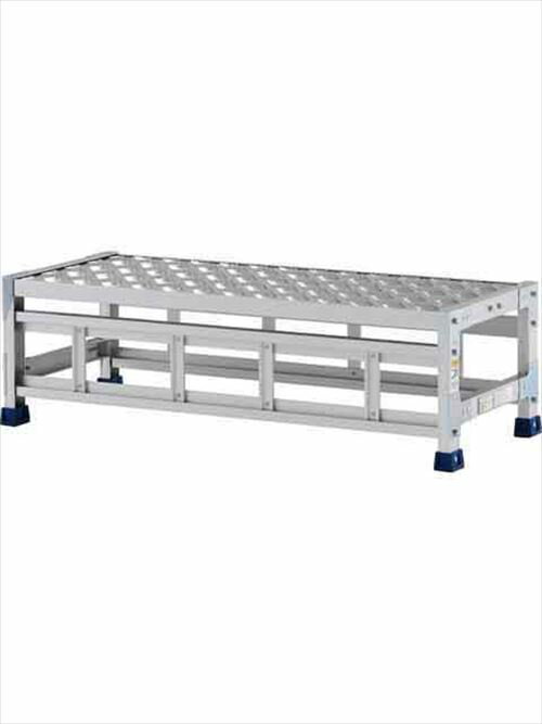 Rakuten - 【LINEクーポン配布中】ステンレス金具仕様作業台(天板縞板タイプ) アルインコ(ALINCO) [CMT-131S] 1段天板高さ300mm 作業台 送料別途見積り メーカー直送 法人様限定
