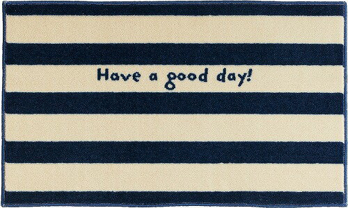 マット kahougooddaynavystripe [CD00008] 45 × 70 cm クリーンテックス メーカー直送