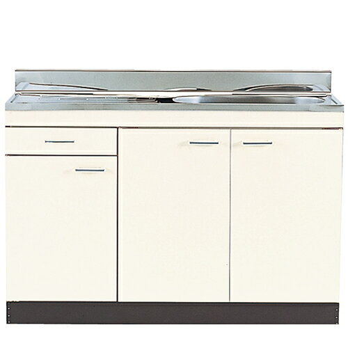 流し台 公団型・N型・C型 奥行460 Cタイプ 小型ゴミ収納器付 [C46-120] 間口1200 ニッサンハロー 関西一部エリア 法人様限定 メーカー直送