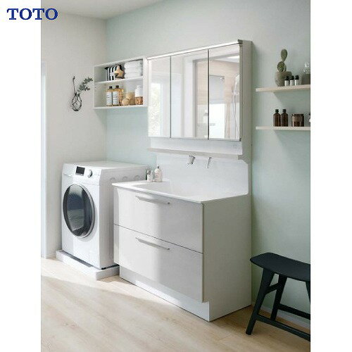 Rakuten - 【LINEクーポン配布中】TOTO 洗面化粧台 オクターブ間口1650mm 三面鏡 ワイドLED照明 セットプラン 受注生産品 メーカー直送