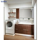 【LINEクーポン配布中】TOTO 洗面化粧台 オクターブ間口1250mm 三面鏡 ワイドLED照明 セットプラン 受注生産品 メーカー直送