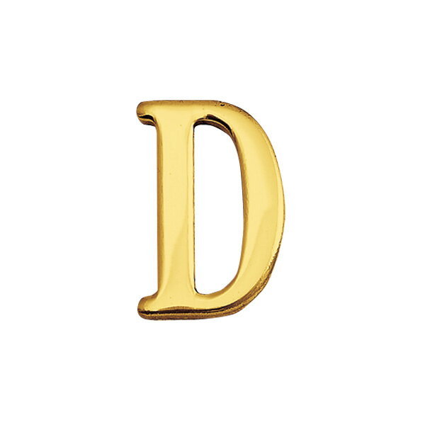【LINEクーポン配布中】真鍮 切り文字(30サイズ)大文字 ブラスレター 金色 30mm 「D」 アンティーク ブラス 雑貨 [820104] ゴーリキアイランド