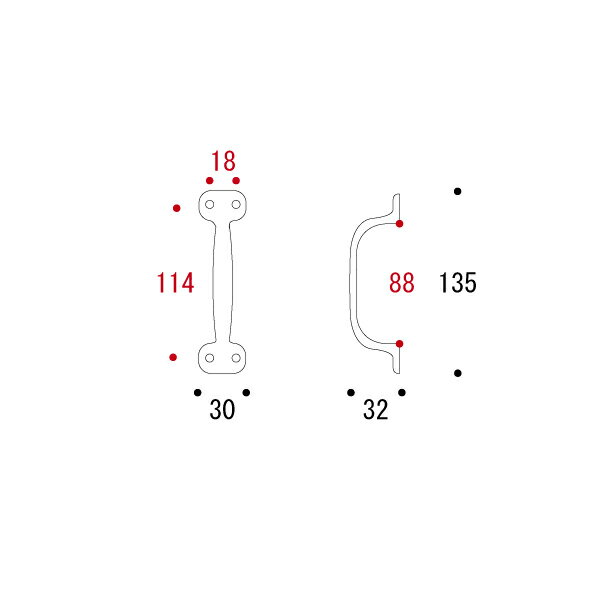納期未定欠品中 真鍮 ハンドル(CNスクエアシリーズ)M パシフィックブルー アンティーク ブラス 雑貨 [620500] ゴーリキアイランド [2]