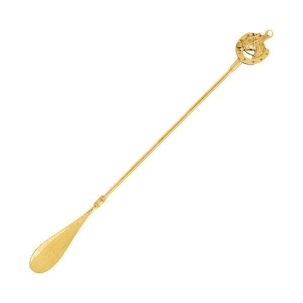 真鍮 靴べら 金色 蹄鉄M型 アンティーク ブラス 雑貨 [660353] ゴーリキアイランド