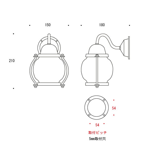 【LINEクーポン配布中】真鍮 ブラケットランプ(クリアガラス&普通球)BR1700 CL 金色 アンティーク ブラス 雑貨 [700450] ゴーリキアイランド [2]