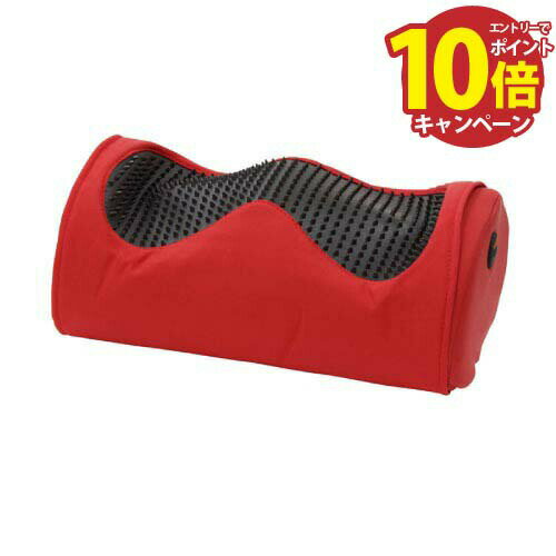 【エントリーでポイント10倍】マッサージ器 トゲも〜む レッド [4954877583837] W33.5×D19×H13cm 脚裏・ふくらはぎ・足首 トゲ刺激ともみ玉 クロシオ メーカー直送