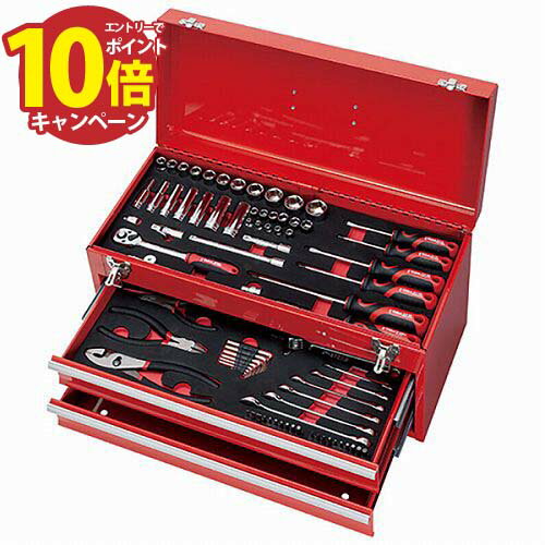 【エントリーでポイント10倍】工具セット 整備工具セット E-Value EST-2280RE [4977292298919] 藤原産業 メーカー直送