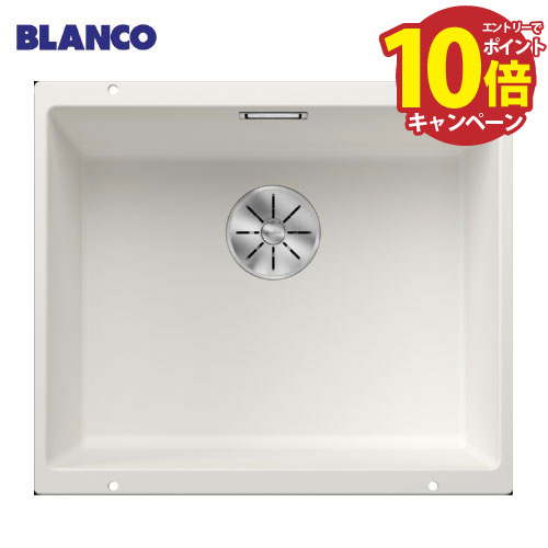 【LINEクーポン配布中】キッチンシンク SUBLINE 500-U white ホワイト [BLANCO-523436] W500×D400×H190..