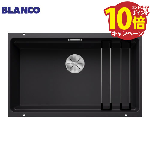 【LINEクーポン配布中】キッチンシンク ETAGON 700-U black ブラック [BLANCO-525891] W700×D400×H200m..