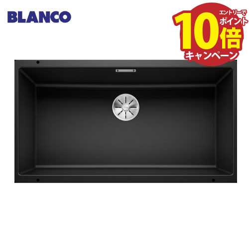 【LINEクーポン配布中】キッチンシンク SUBLINE 800-U black ブラック [BLANCO-526005] W800×D400×H190..