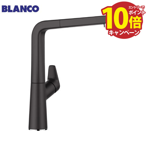 【LINEクーポン配布中】キッチン水栓 AVONA-S black ブラック シングルレバー混合水栓 [BLANCO-526170]..